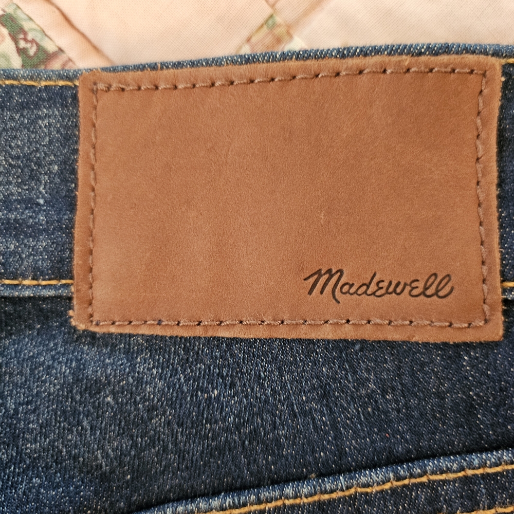Madewell Dark Blue High Rise Skinny Jeans - Picture 5 of 9